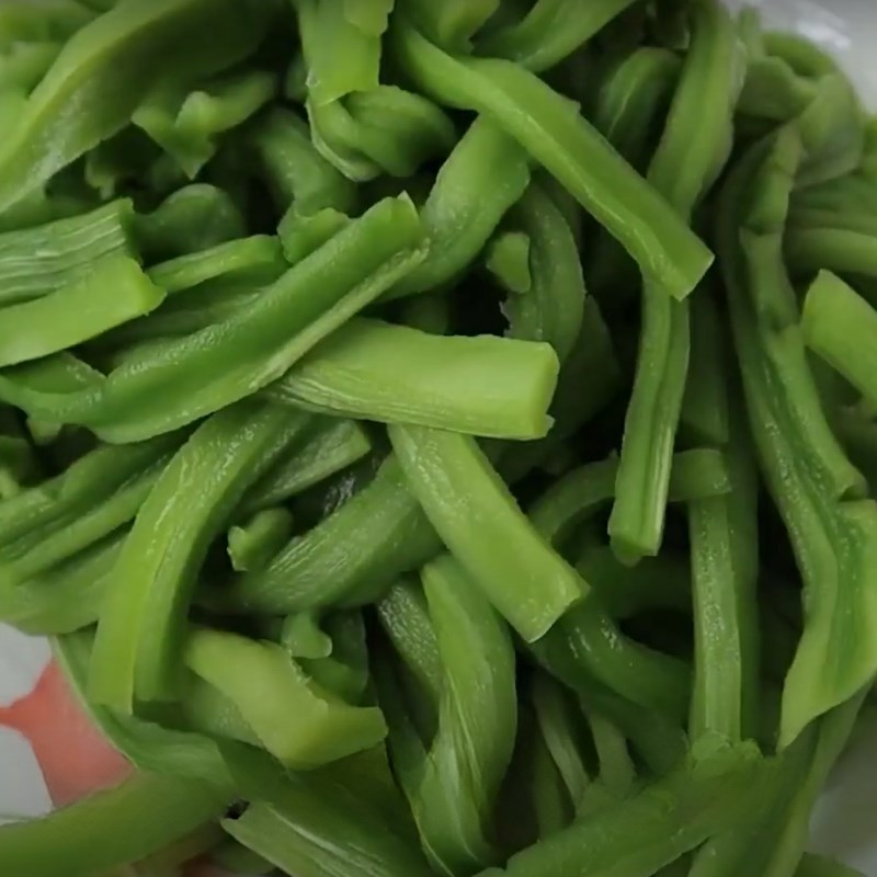 Step 1 Preparing Ingredients for Royal Vegetable Stir-Fried with Pork