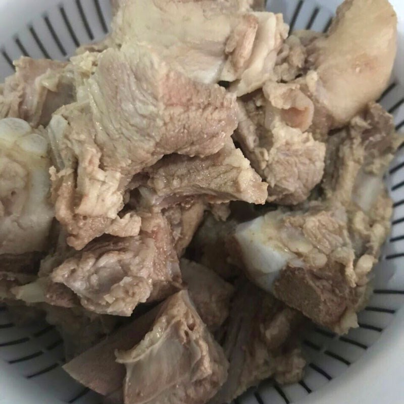 Step 1 Prepare the ingredients for Vegetable soup with bone broth