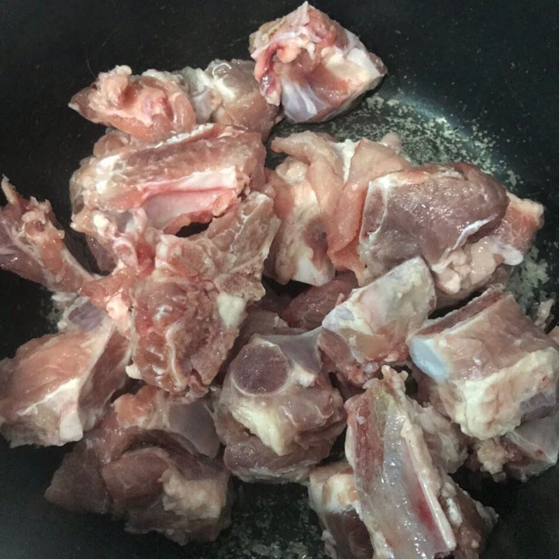 Step 1 Prepare the ingredients for Vegetable soup with bone broth