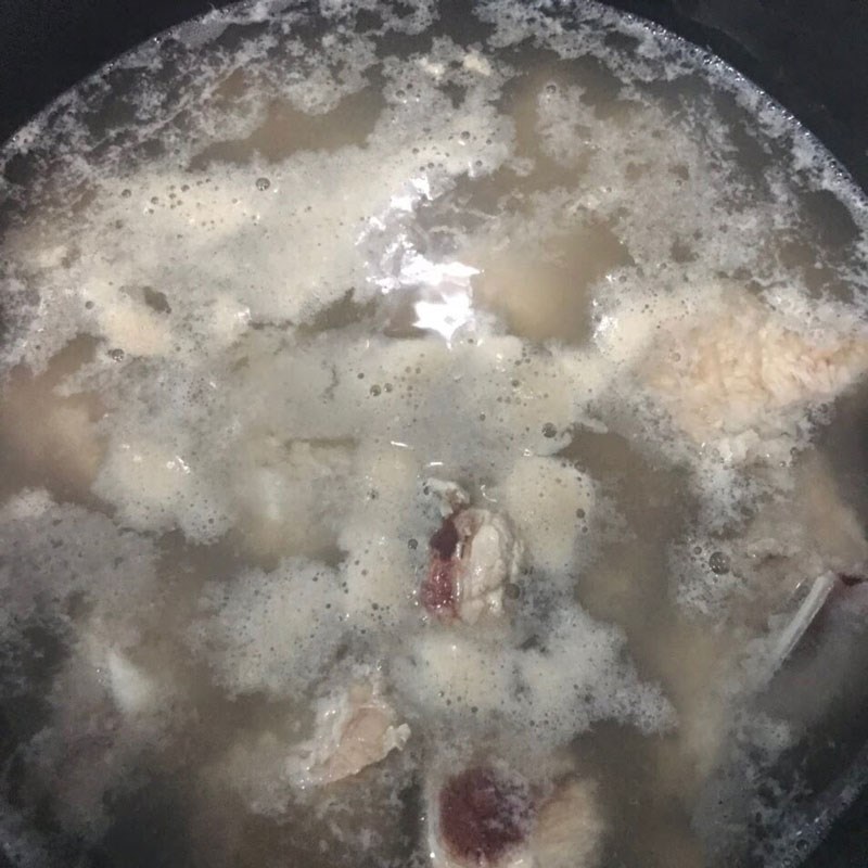 Step 1 Prepare the ingredients for Vegetable soup with bone broth