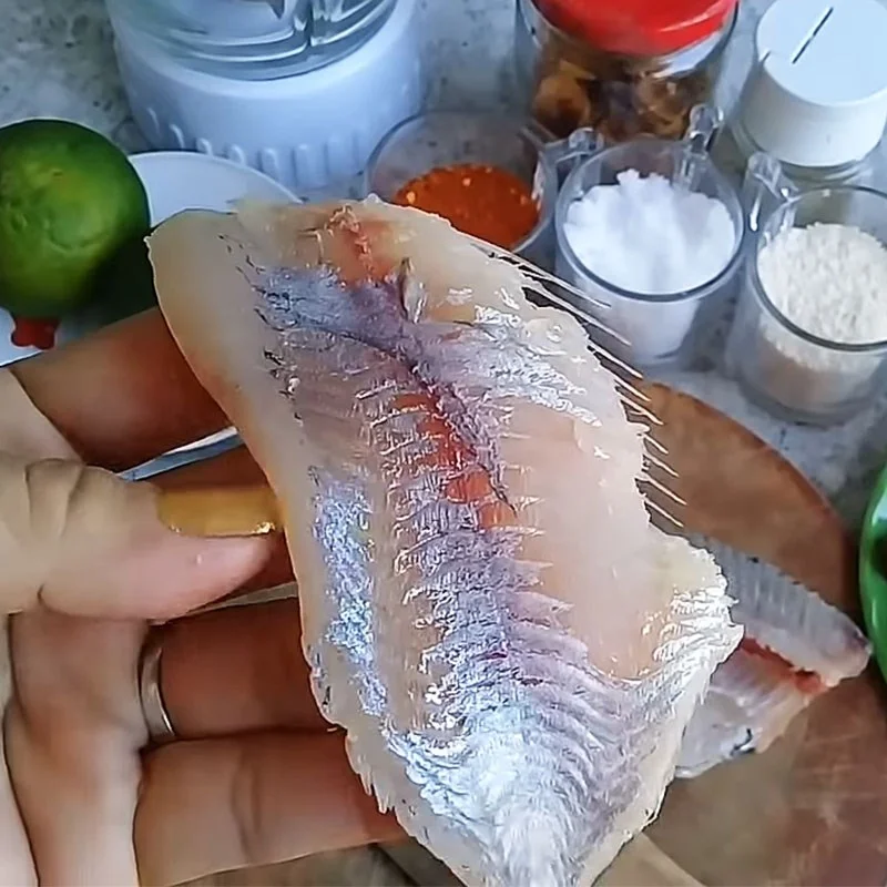 Step 1 Prepare the ingredients for Orange Sauce Fish Balls