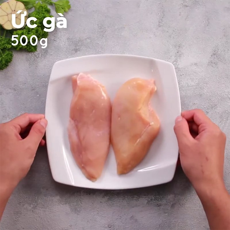 Step 1 Prepare and marinate the chicken breast Pan-Seared Chicken Breast with Chimichurri Sauce