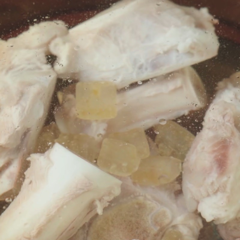 Step 1 Prepare bone marrow for Noodle Soup
