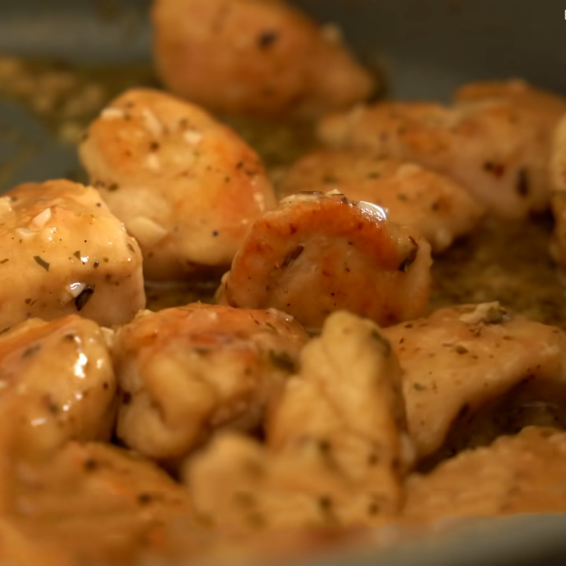 Step 5 Chicken with garlic butter Chicken with garlic butter