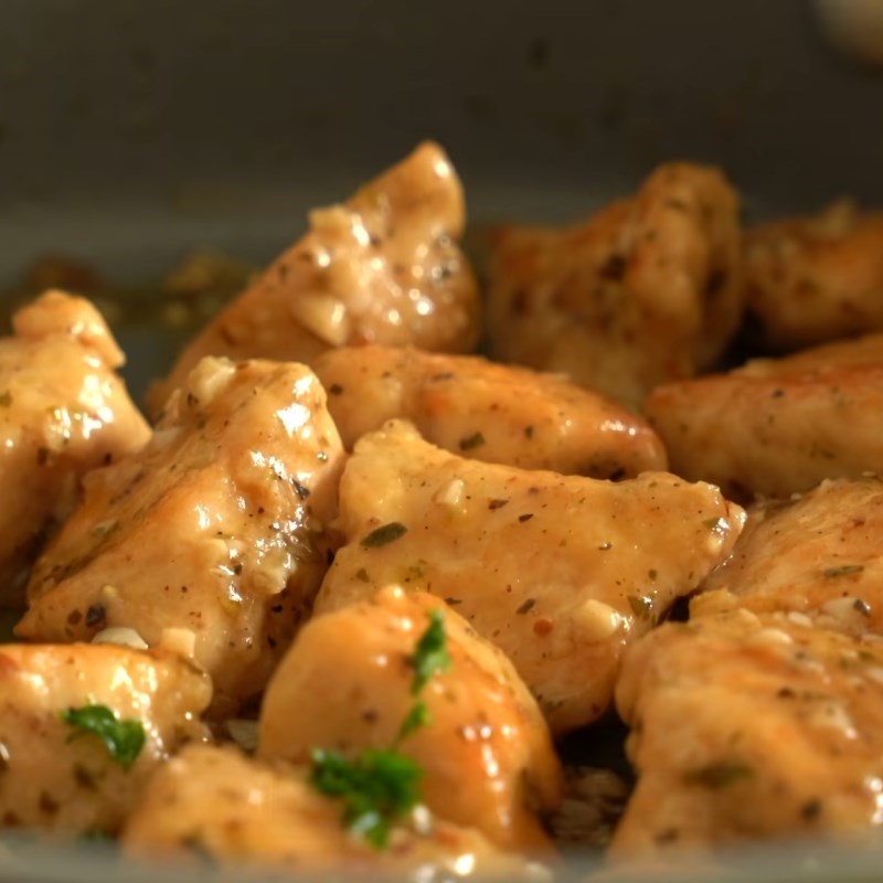 Step 5 Chicken with garlic butter Chicken with garlic butter