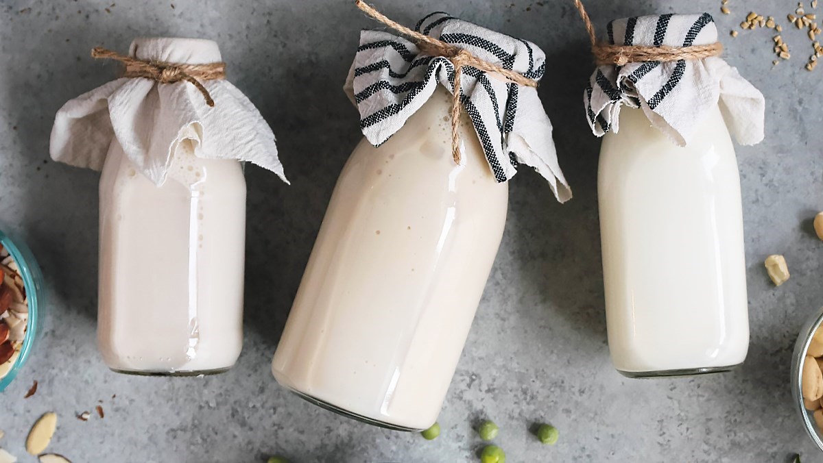 How to make creamy and nutritious pea milk and pea smoothie 2 Pea Milk