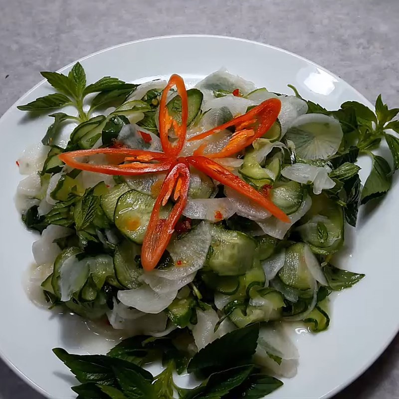 Step 4 Final Product White Radish Salad
