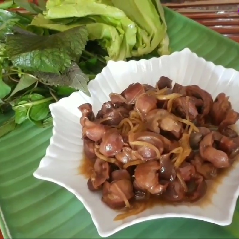 Step 4 Final Product Gizzard Stewed with Ginger