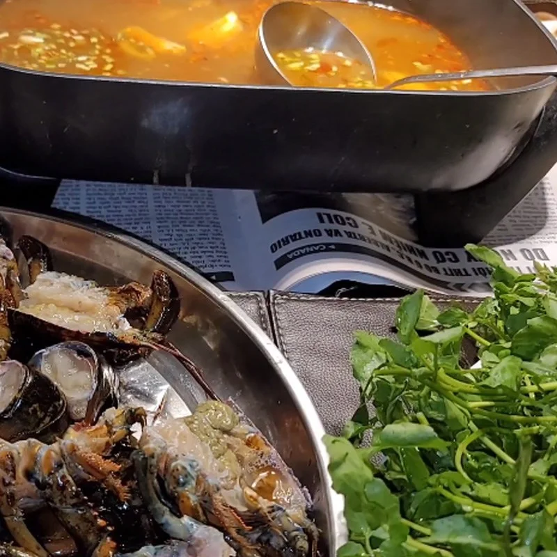 Step 4 Final Product Lobster Mushroom Hot Pot