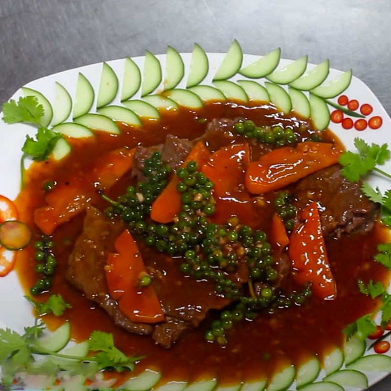 Step 5 Final Product Green Pepper Beef