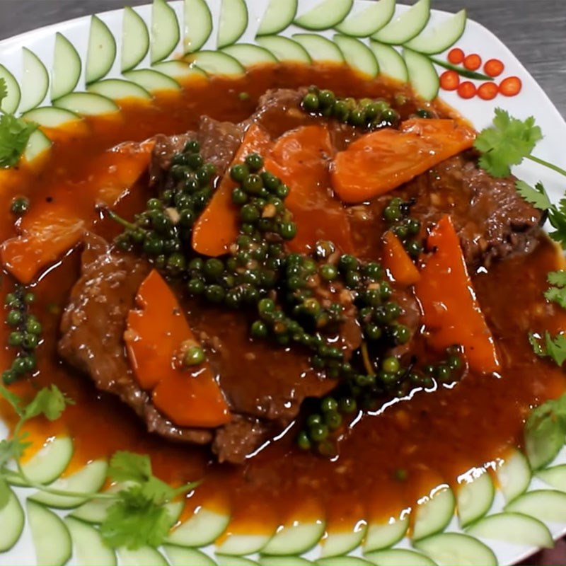 Step 5 Final Product Green Pepper Beef