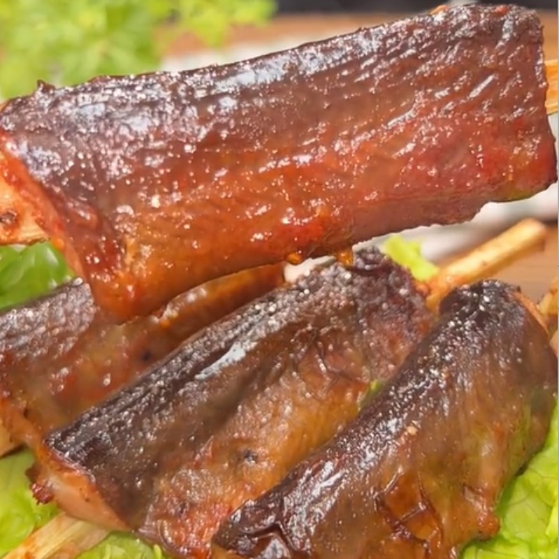Step 4 Finished product Grilled eel with chili salt (Recipe shared from Tiktok Cooking with TasteVN)
