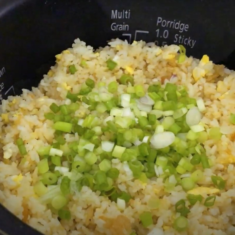 Step 4 Finished Product Fried Rice with Dried Shrimp