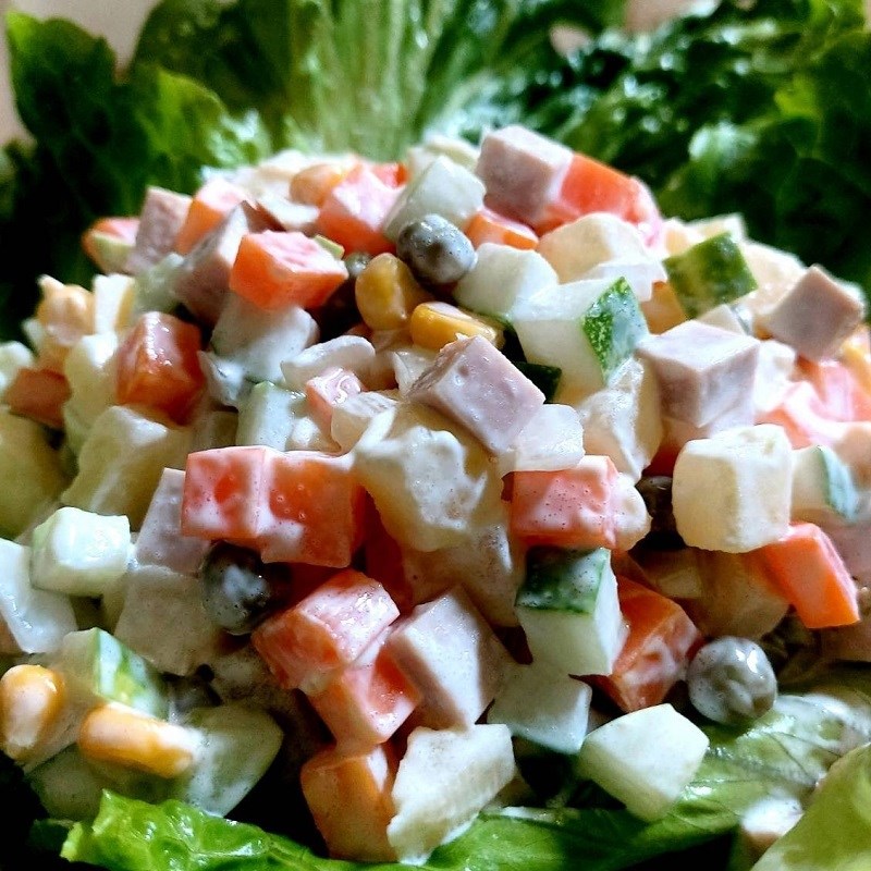 Step 4 Final Product Russian Salad
