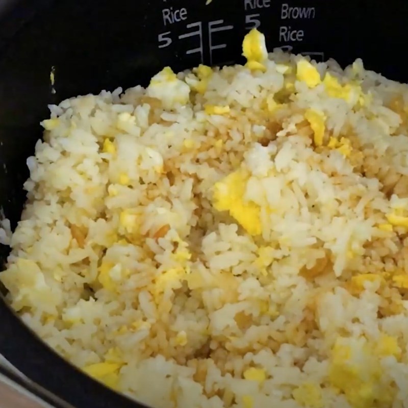 Step 4 Finished Product Fried Rice with Dried Shrimp