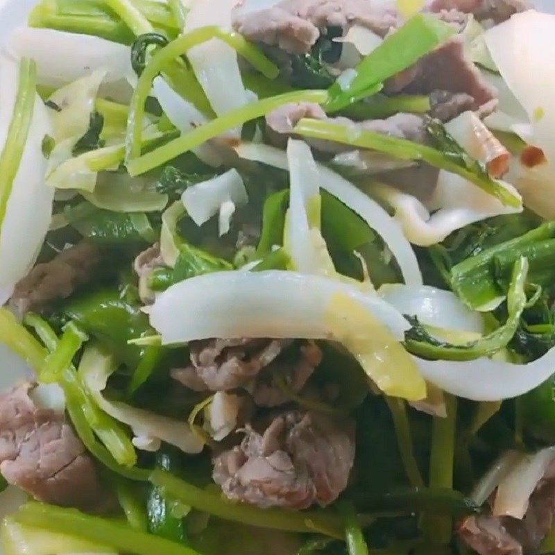 Step 5 Final product Stir-fried beef with celery