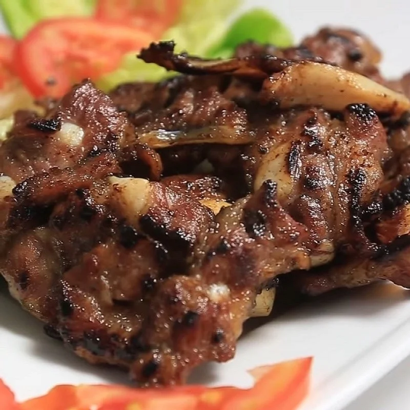 Step 5 Final product of grilled pork ribs