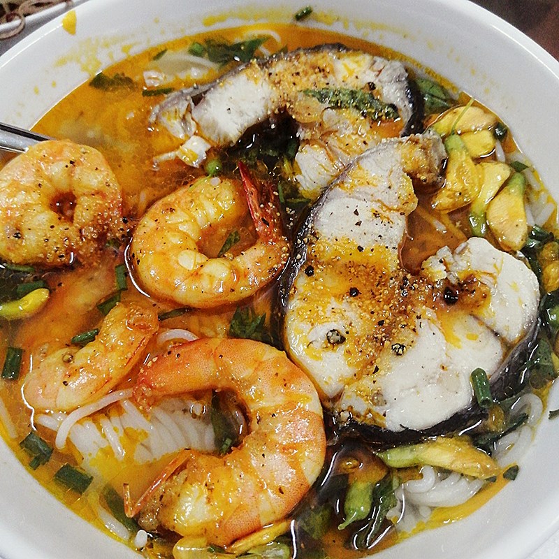 Step 5 Final Product Kiên Giang snakehead noodle soup