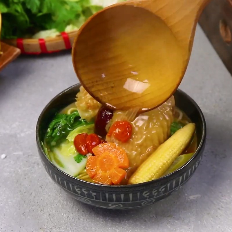 Step 5 Final Product Sichuan Chicken Hotpot