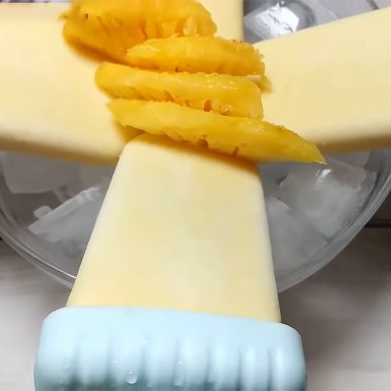 Step 5 Final Product Pineapple Yogurt Ice Cream