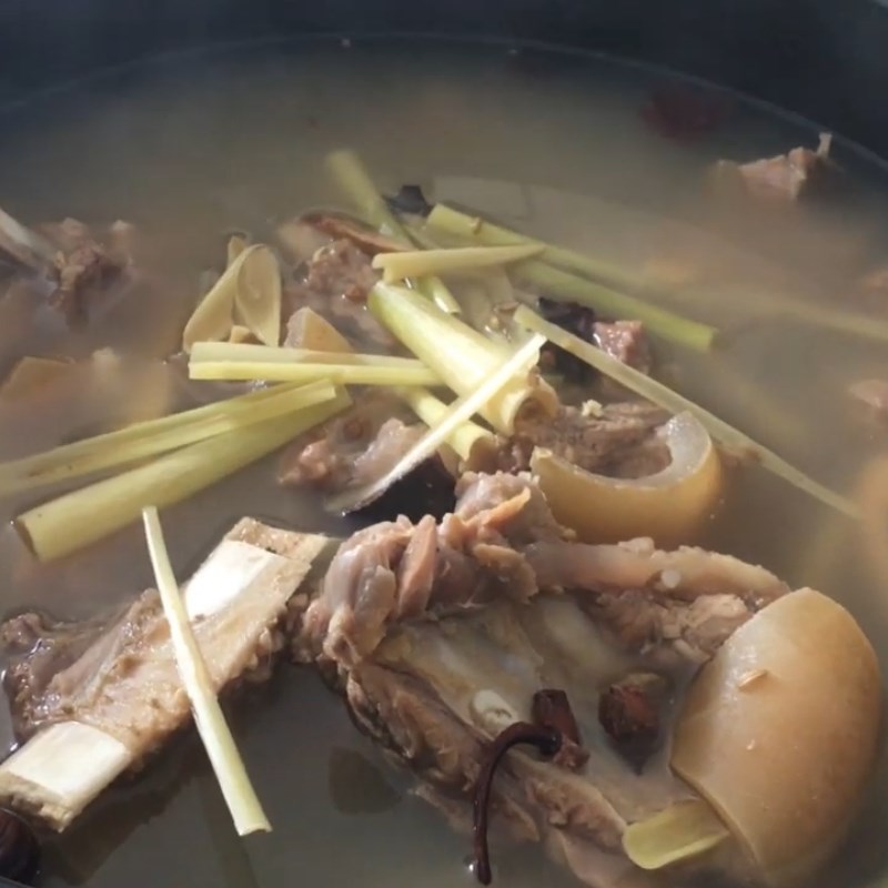 Step 6 Final Product Beef Bone Hotpot