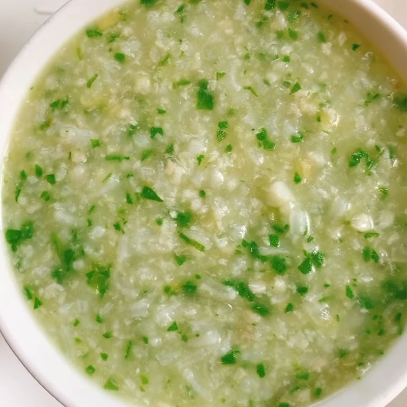 Step 6 Final product Basa fish porridge