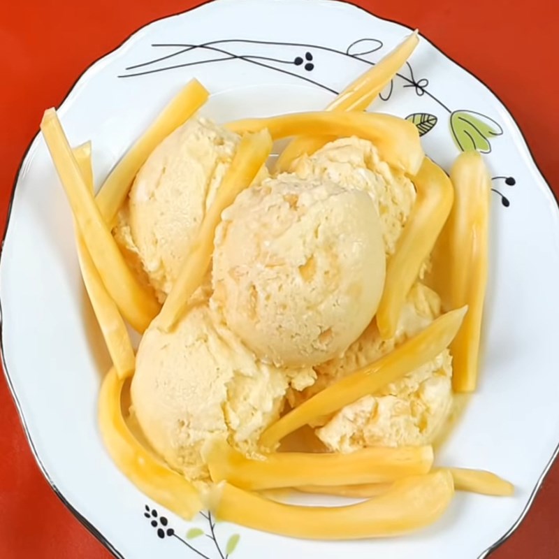 Step 5 Final product of jackfruit ice cream using a blender