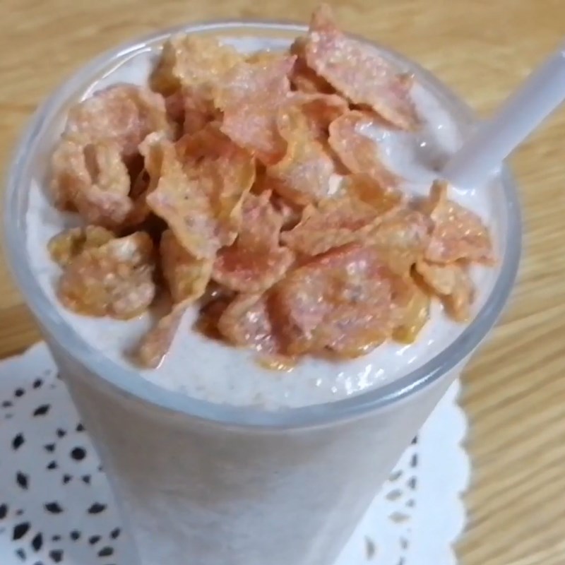 Step 3 Final Product Yogurt Chia Seed Cereal Smoothie