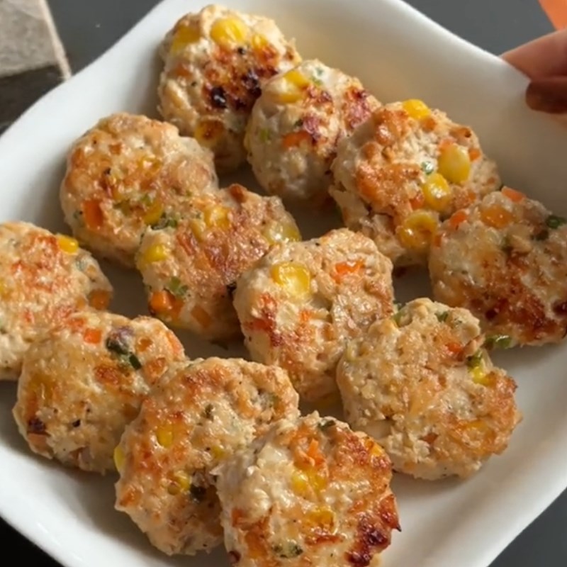 Step 5 Final product Chicken breast sausage with vegetables