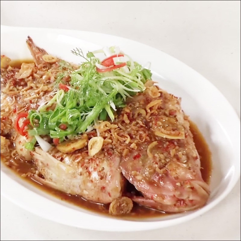 Step 5 Final Product Braised Fish with Fermented Soybean Paste