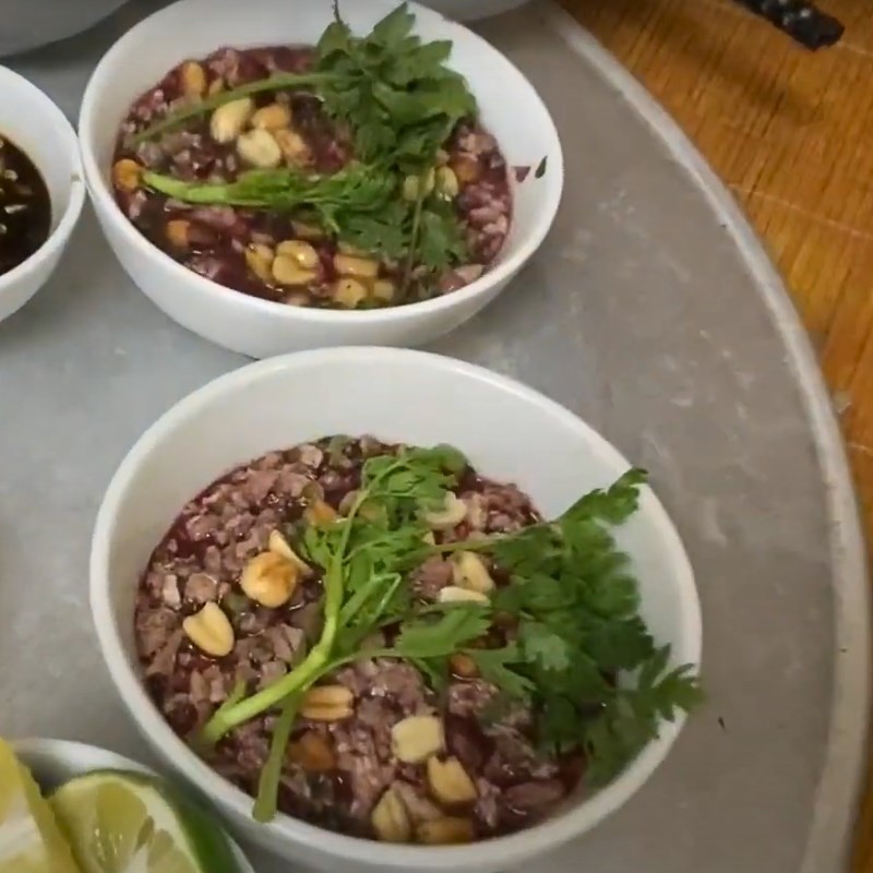 Step 4 Final Product Duck Blood Pudding