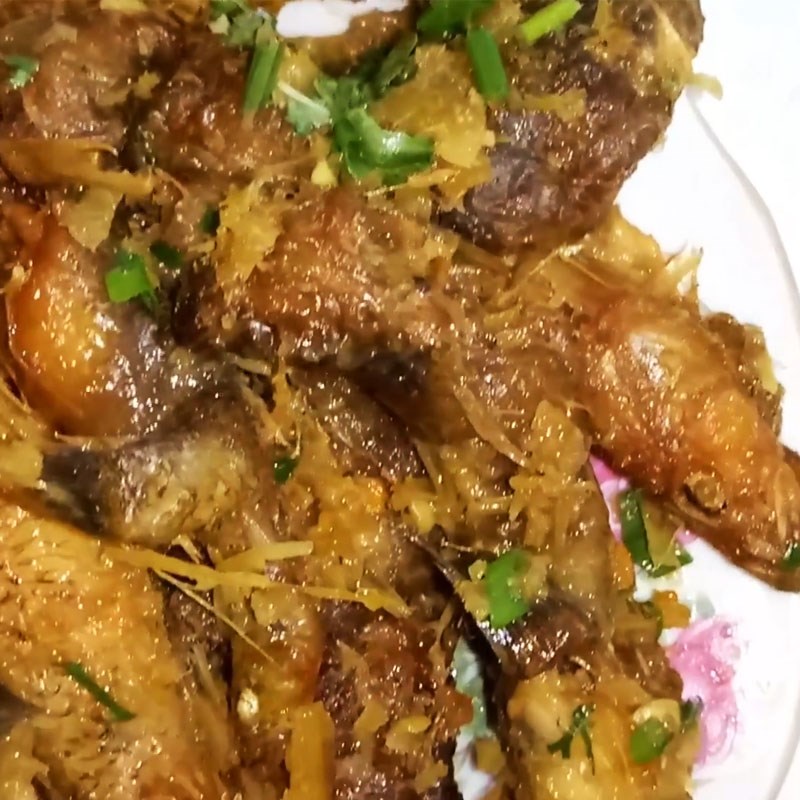 Step 6 Finished product of braised goby fish with turmeric