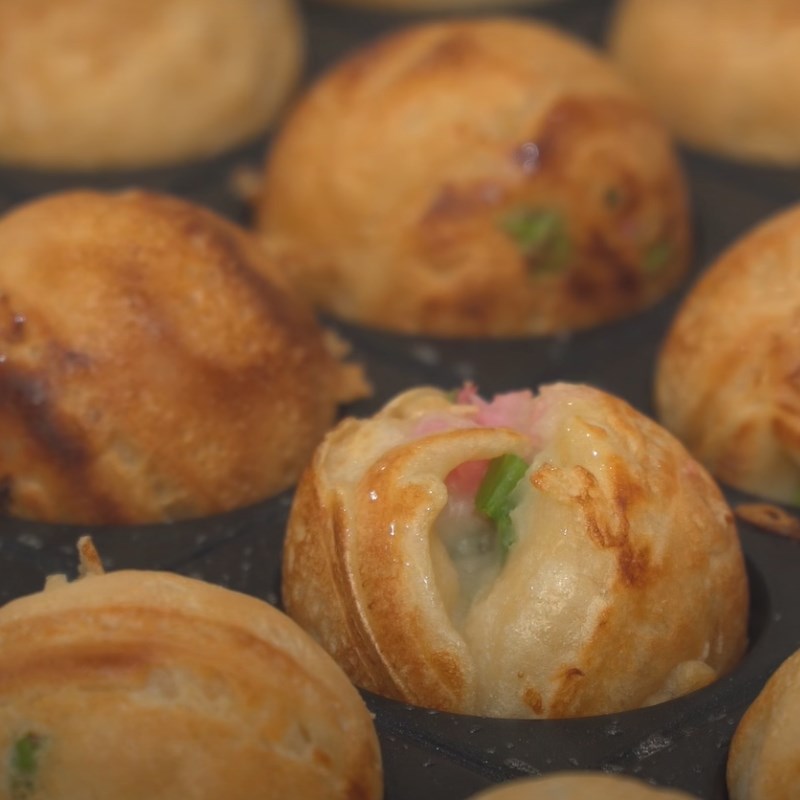 Step 5 Finished Product Takoyaki octopus balls