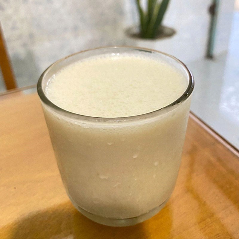 Step 3 Final Product Aloe Vera Banana Smoothie