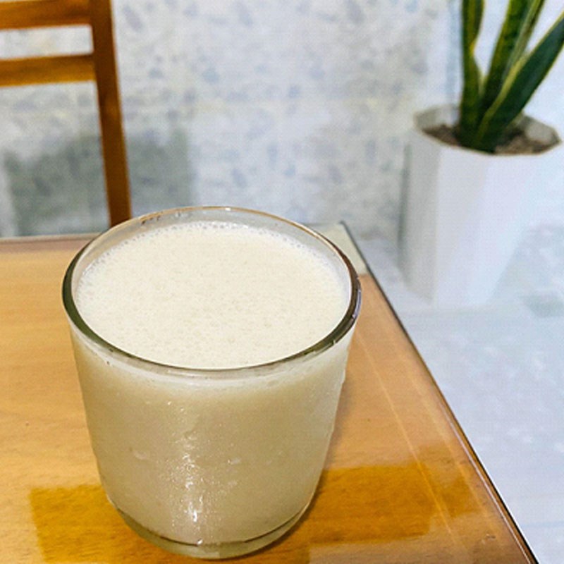 Step 3 Final Product Aloe Vera Banana Smoothie