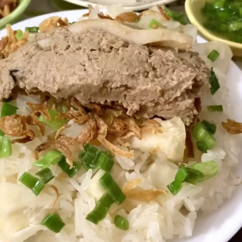 Step 4 Final Product Cassava Sticky Rice using a pressure cooker