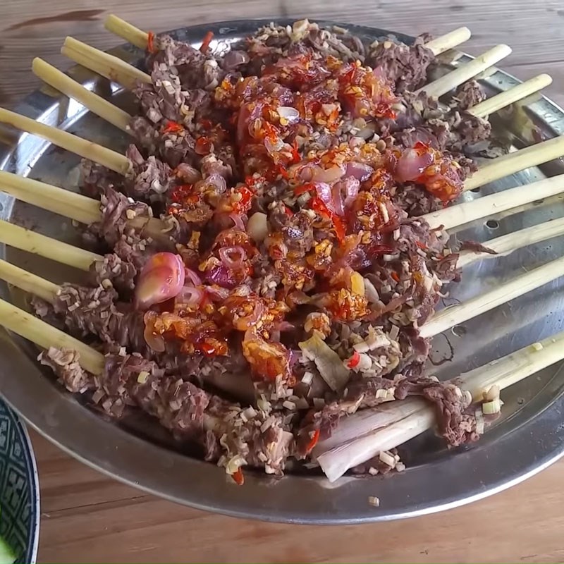 Step 5 Final Product Lemongrass Steamed Buffalo Meat