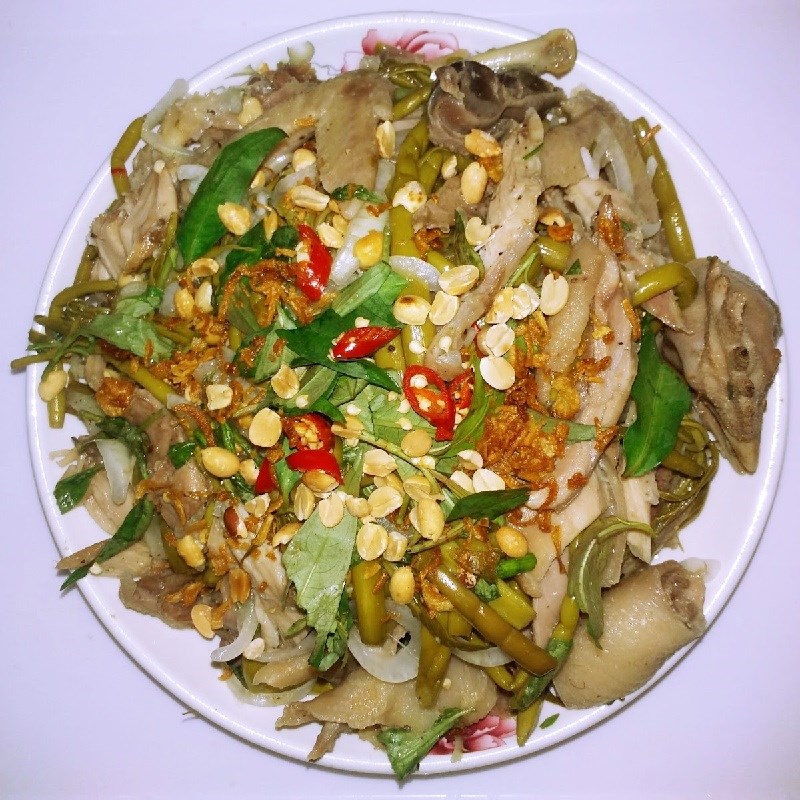 Step 4 Final product for Chicken Salad with Mop vegetables