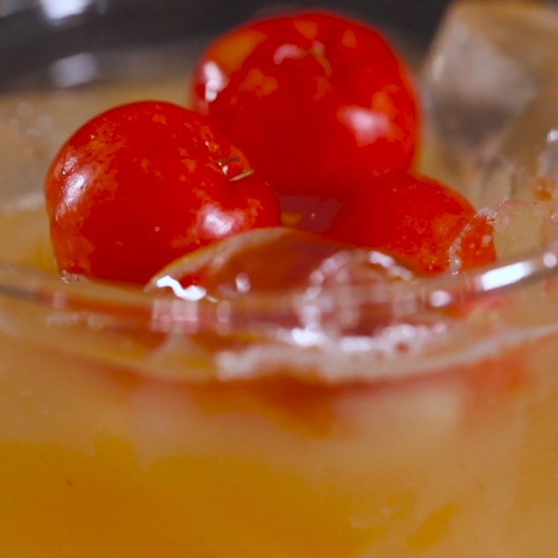 Step 5 Final Product Cherry and Grapefruit Juice