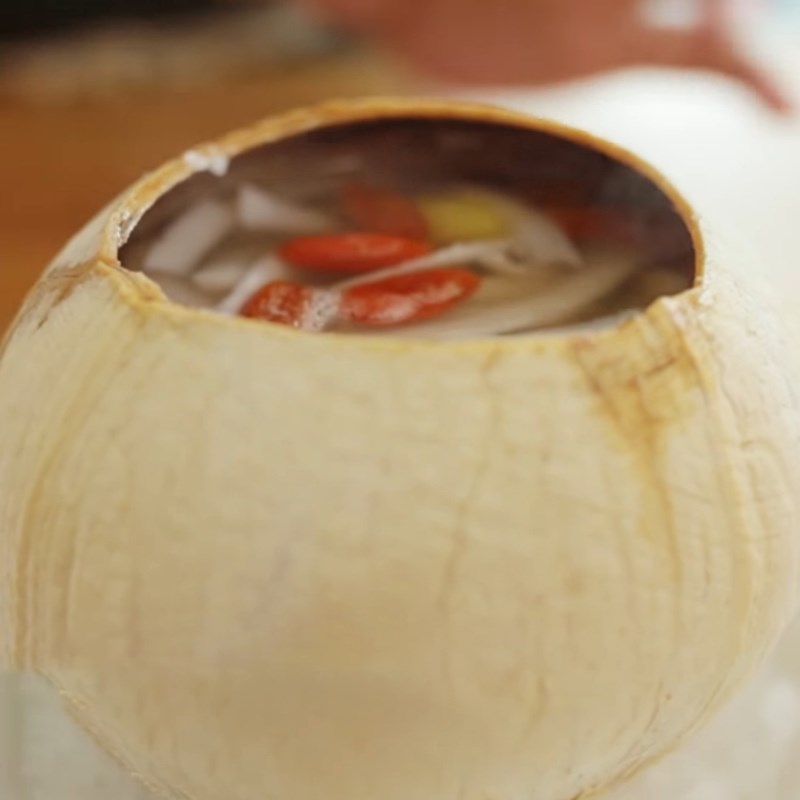 Step 3 Final Product Steamed Bird's Nest with Coconut Water