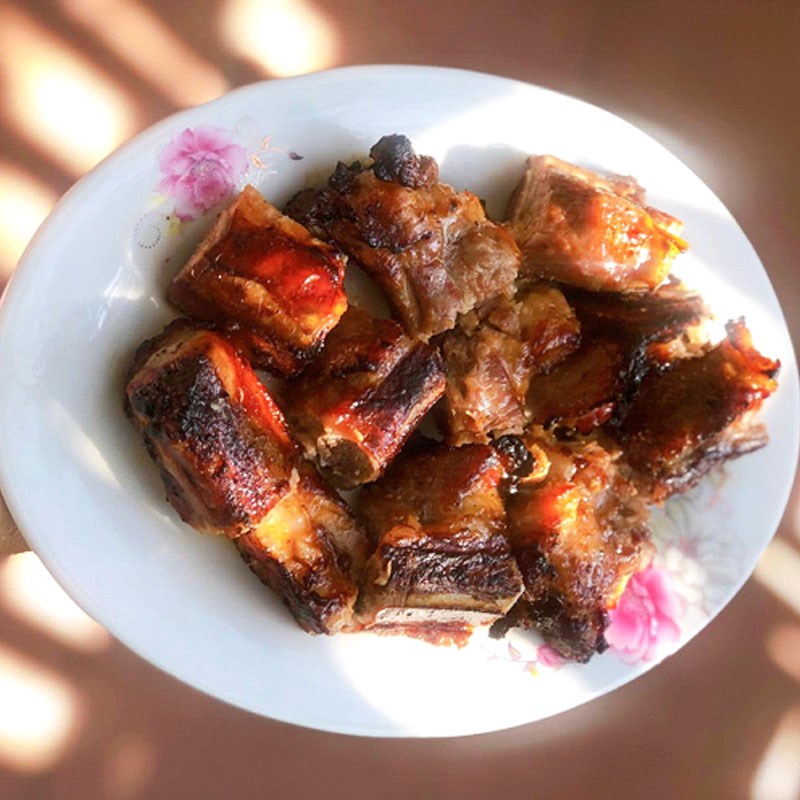 Step 4 Final Product BBQ Ribs using air fryer