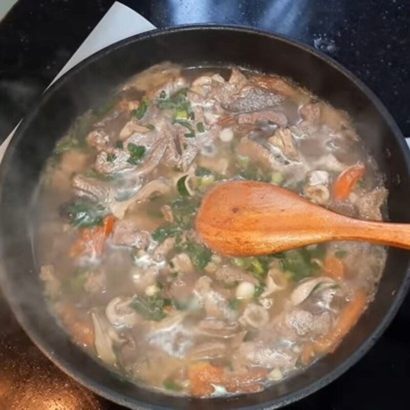 Step 5 Final Product Pig Intestine Soup