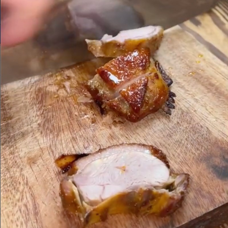 Step 5 Final Product Duck roasted with annatto