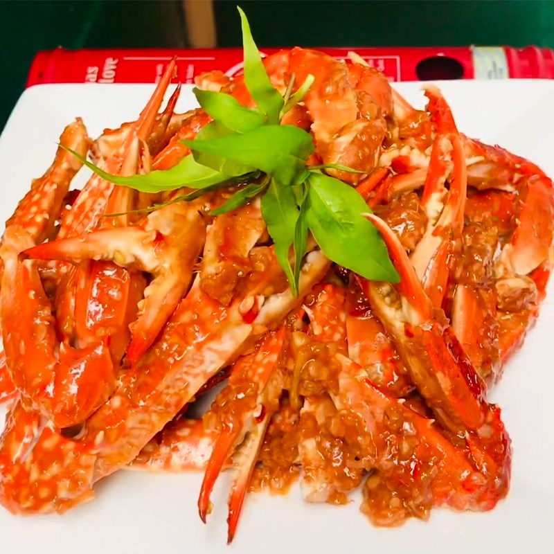 Step 6 Final Product Roasted crab with tamarind