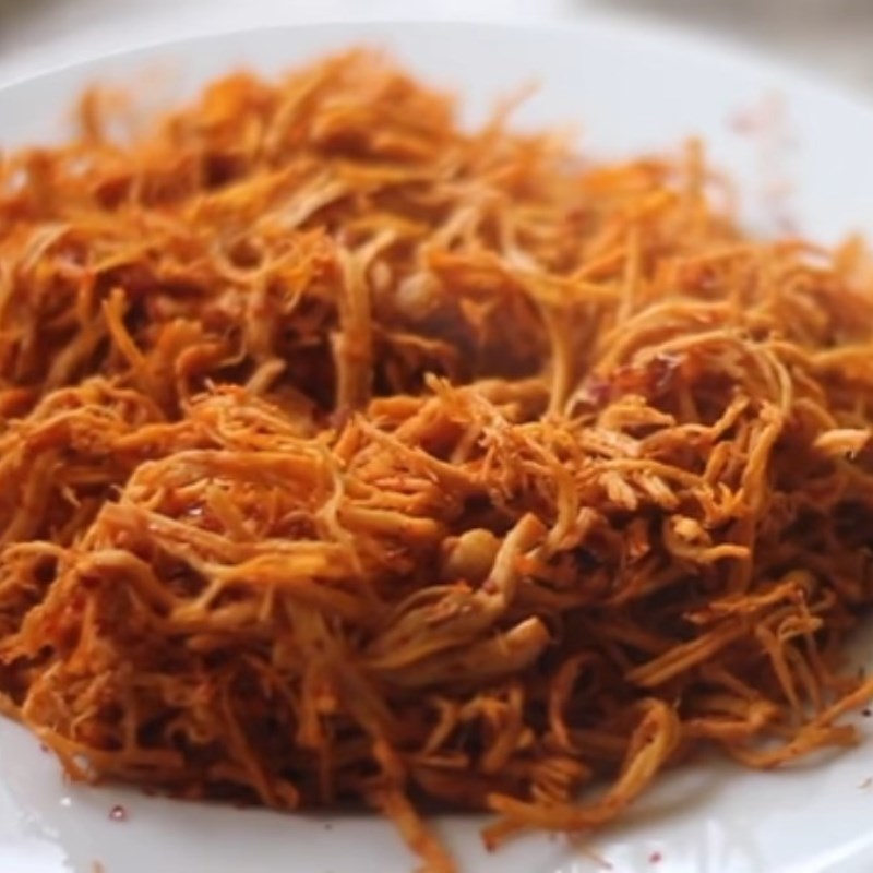 Step 4 Final Product Spicy Shredded Dried Chicken by Pan