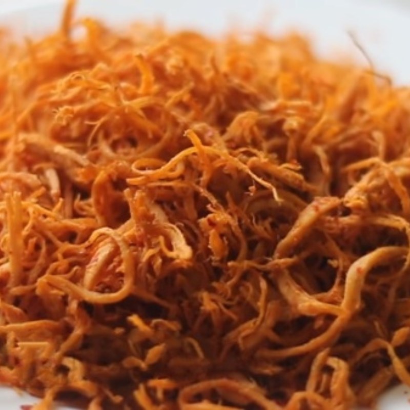 Step 4 Final Product Spicy Shredded Dried Chicken by Pan