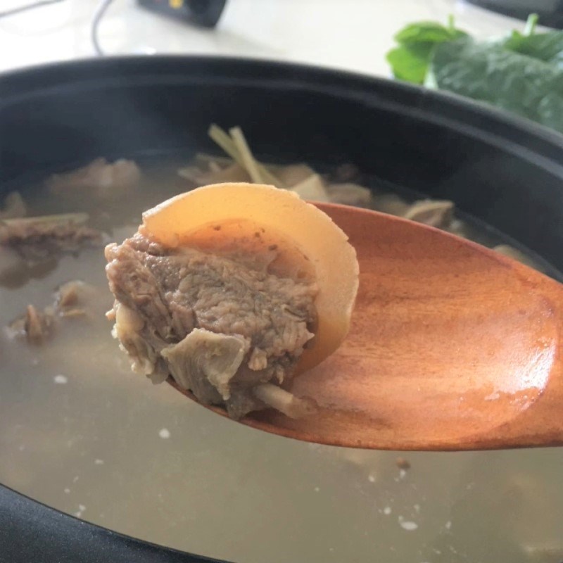 Step 6 Final Product Beef Bone Hotpot