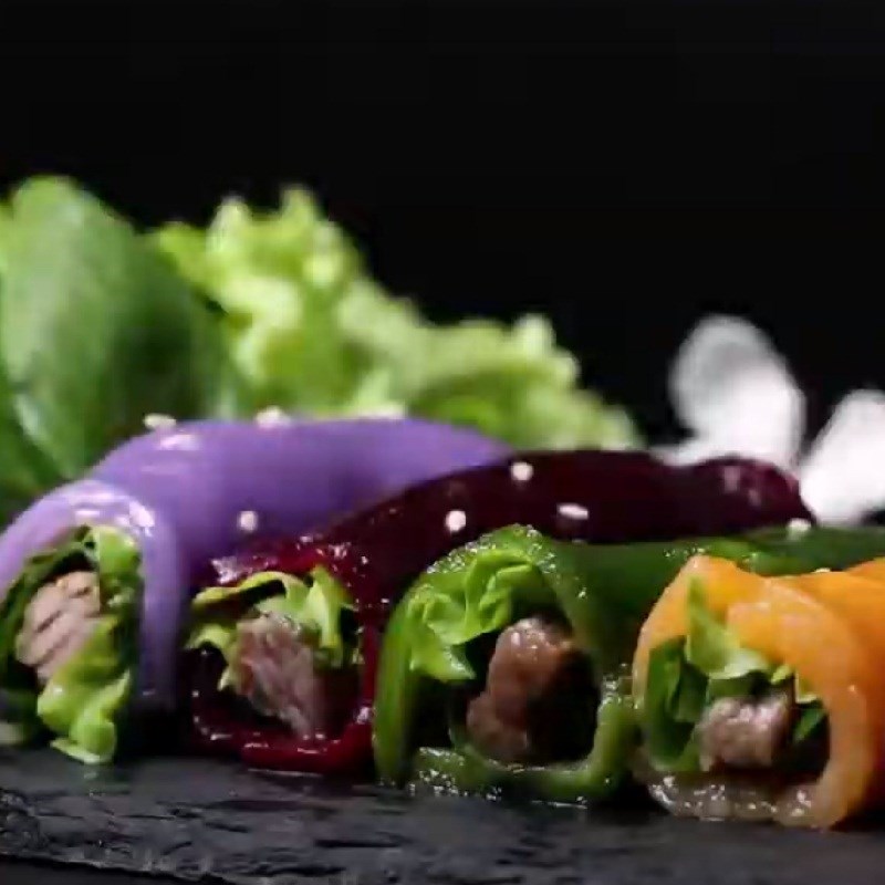 Step 7 Final Product Colorful Rice Paper Rolls