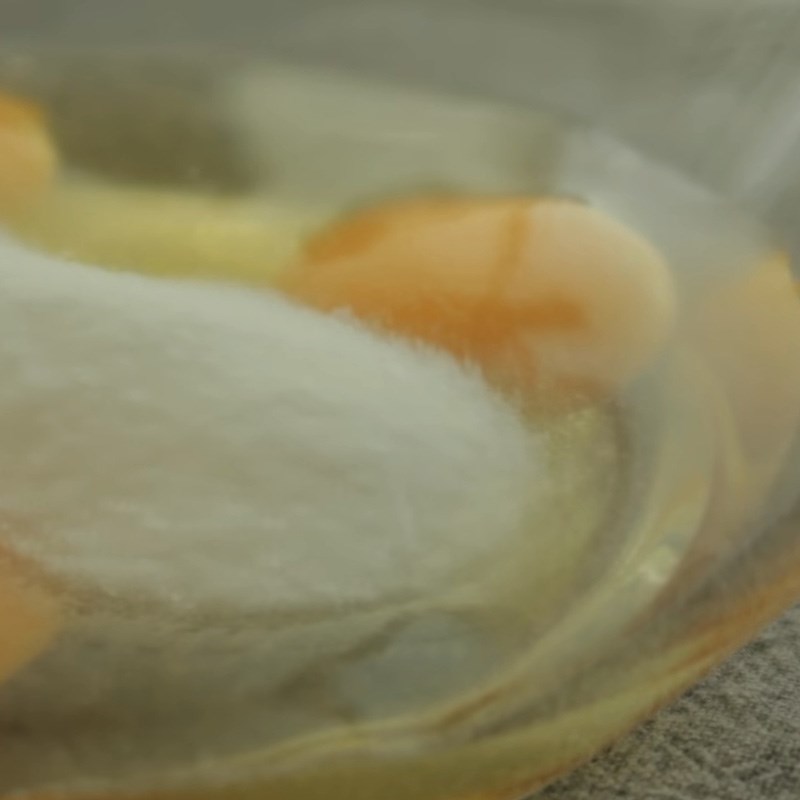 Step 1 Mixing the batter for Invisible Apple Pie