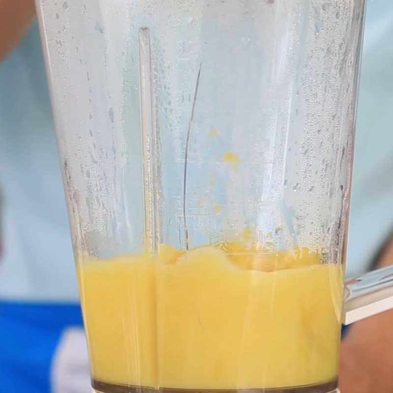 Step 2 Mixing the dough for golden sweet potato pearls